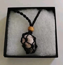 Great Lakes - Cliff Mine Raw Quartz Keweenaw Necklace Adjustable Michigan Made