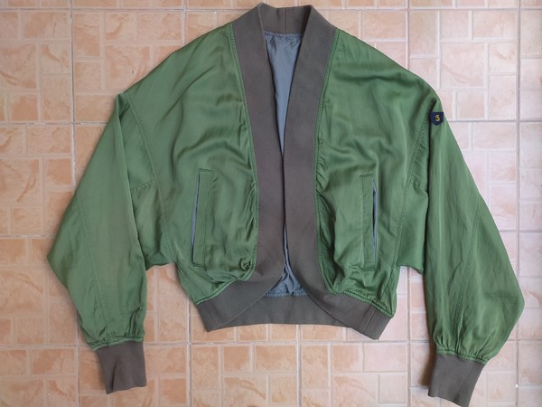 BLANC baskische JAPAN GRÜNE BOMBERJACKE GR. 38
