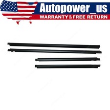 4pcs Fit For 2000-2005 Toyota Yaris Echo Car Weatherstrip Window Moulding Trim
