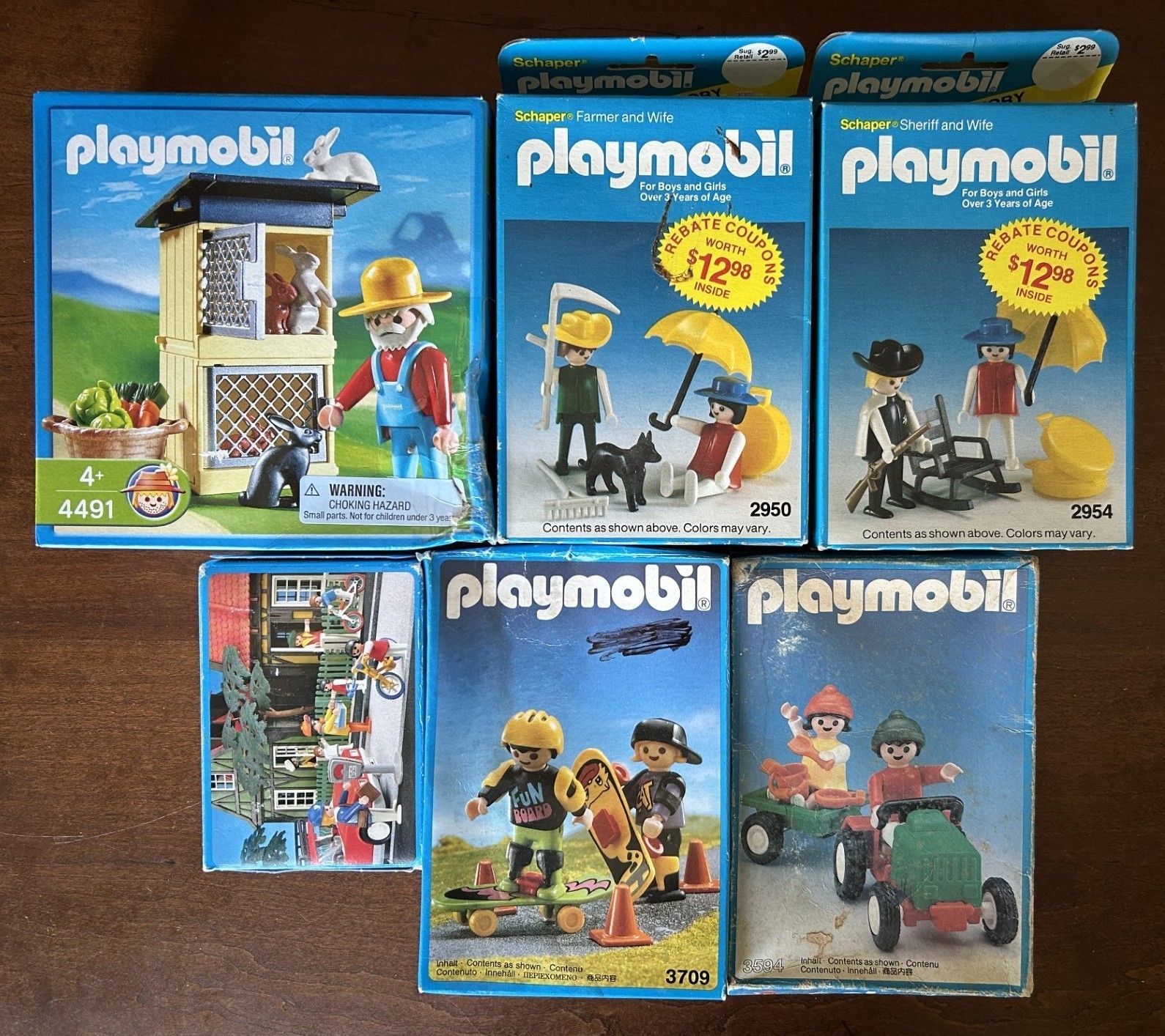 Playmobil 6 sets new in DAMAGED BOXES