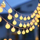 LED Ball Solar Light Party Fairy Outdoor Retro Ball String Lights Patio Garden