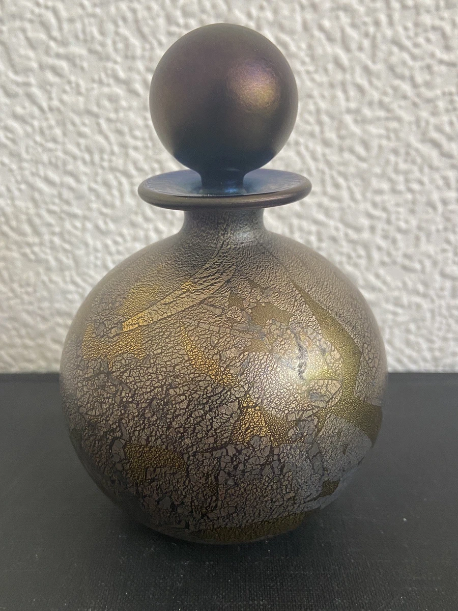 Art Glass Perfume Bottle in Isle of Wight Studio Art Glass for