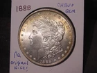 1888 MORGAN DOLLAR CHOICE + GEM BU NICE ORIGINAL TONE COLOR POPULAR DATE PQ