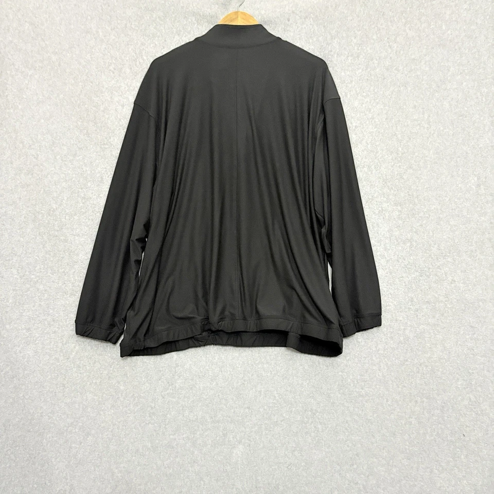 Lands' End Mujer Manga Larga 1/4 Cremallera UPF 50 Rendimiento Arco Iris Logo Talla 2X Foto 2 de 4