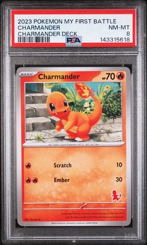 2023 POKEMON MY FIRST BATTLE-CHARMANDER DECK CHARMANDER PSA 8