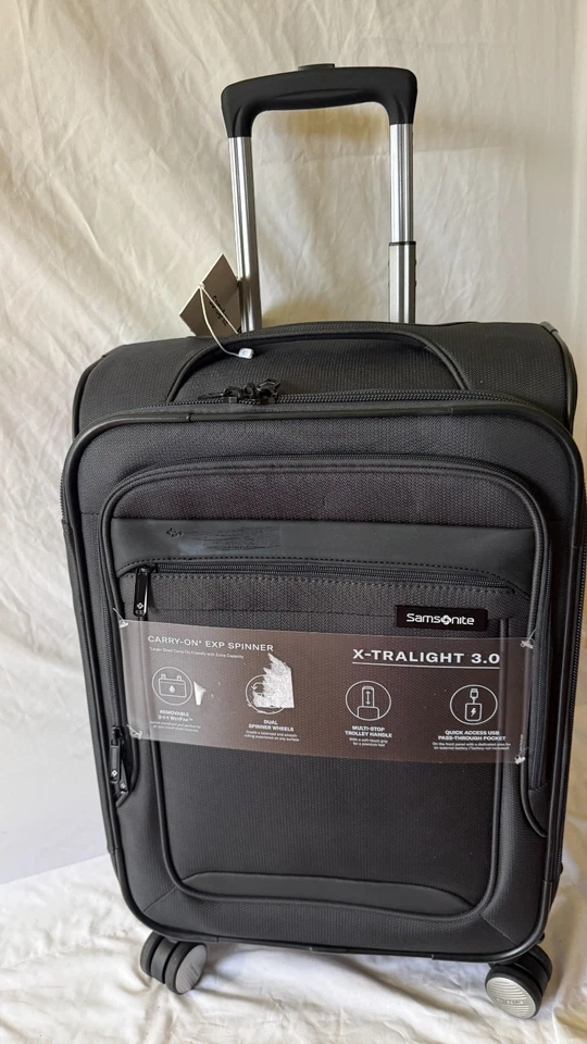 $359 SAMSONITE X-Tralight 3.0 21" Carry-On Spinner Spinner Luggage USB Gray - Image 3 of 4