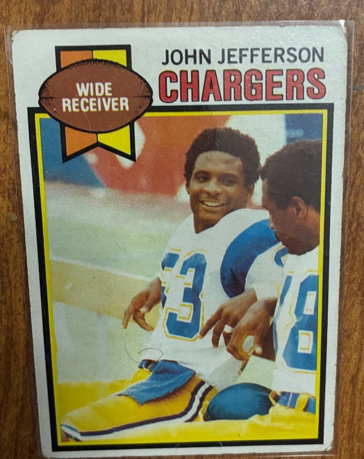 1979 Topps John Jefferson Rookie card