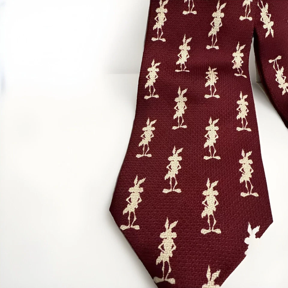 Wile E. Coyote Warner Bros. Corbata Cuello Seda Hombre Foto 2 de 4