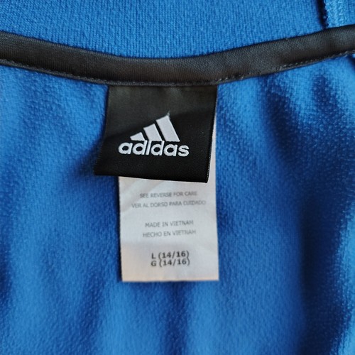 Boys Adidas Hoodie Youth Size Large Hooded Sweatshirt Kangaroo Pouch - Picture 16 of 18