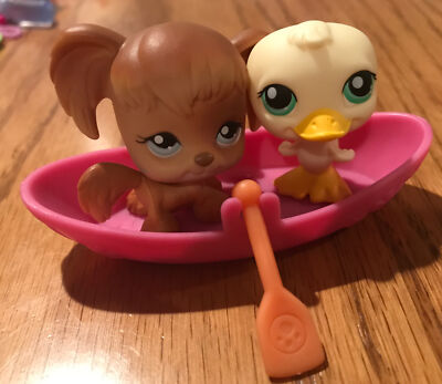 littlest pet shop 199 And 200 with Boat | eBay