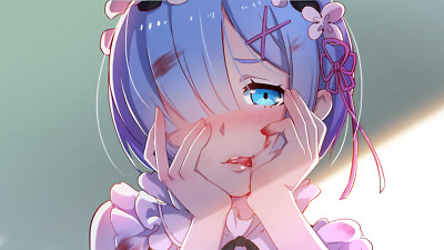 Anime girls rem rezero kara hajimeru isekai seikatsu CCG Gaming Mat Desk
