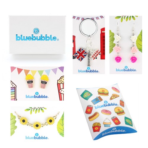 bluebubble BUBBLEGUM BEAD Collana 27 Colori Funky Candy Ball Boho Retro anni 80 anni '90 - Foto 7 di 34