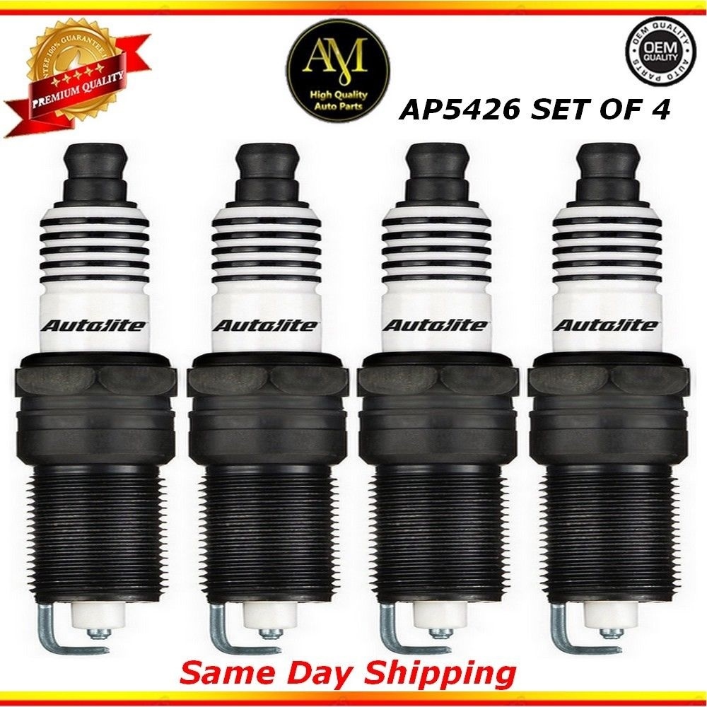 Platinum Spark Plugs AP5426 Set of 4 For 01/11 Jeep Chrysler Dodge 3.3L