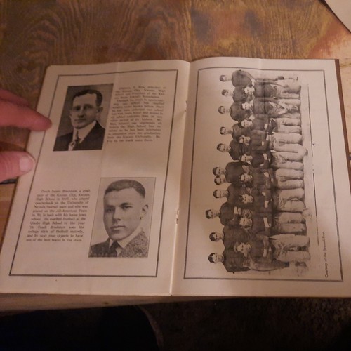 1923 Kansas City (Kansas) vs Wichita Vintage High School Football Programm  - Bild 8 von 12