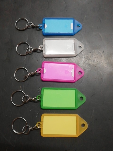 Pezzi 5  PORTAETICHETTE IN PLASTICA CON FINESTRA GIVOL CM. 50x30