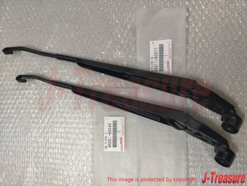 TOYOTA LAND CRUISER FZJ80 HDJ80 HZJ80 RHD Genuine Front Wiper Arm RH LH Set OEM - Picture 4 of 14