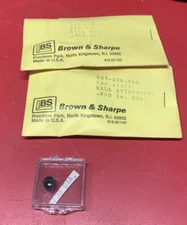 Lot of 2 Brown and Sharpe .200 Micrometer Ball Attachments 599-226-200 NEW