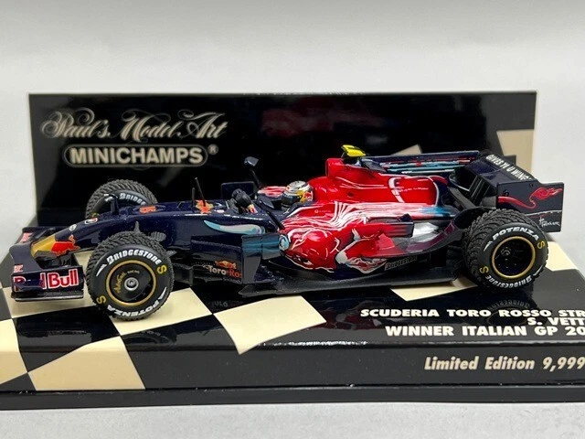 1:43 MINICHAMPS 400080115 Scuderia Toro Rosso STR3 ITALIAN GP 2008 #15 S.Vettel - Image 3 of 4