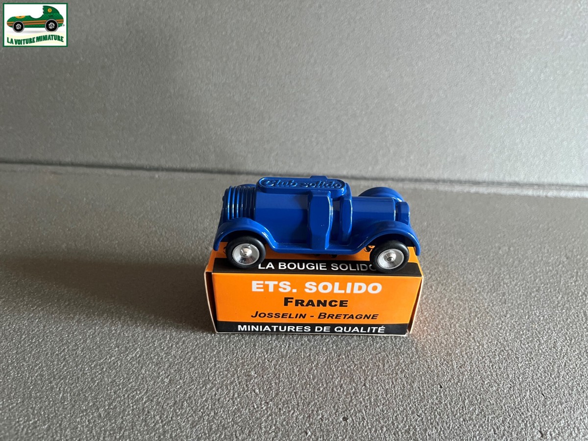 Voiture Miniature Bougie Club Solido Série 100 Edition 2019 1/43