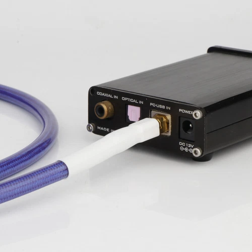 8mm 6N OCC Copper USB A to B Cable Silver Plated PE Cord for Phone Amplifter/CD - Picture 12 of 14