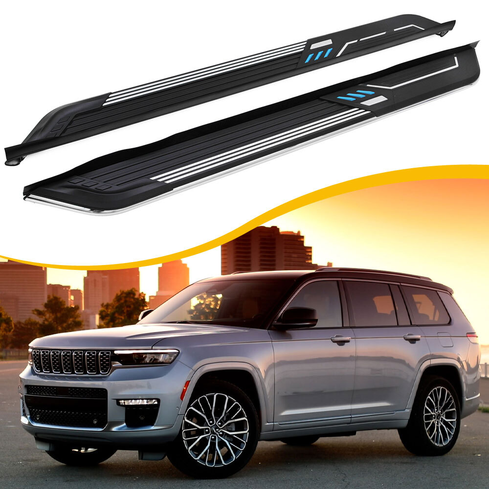 Fixed Running Boards Fit for 2021-2025 Jeep Grand Cherokee L Side