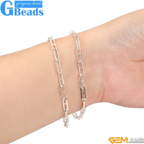 Curb Cable Chains S925 Sterling Silver Hypoallergenic Jewelry Making Find 39.3” - Picture 124 of 131