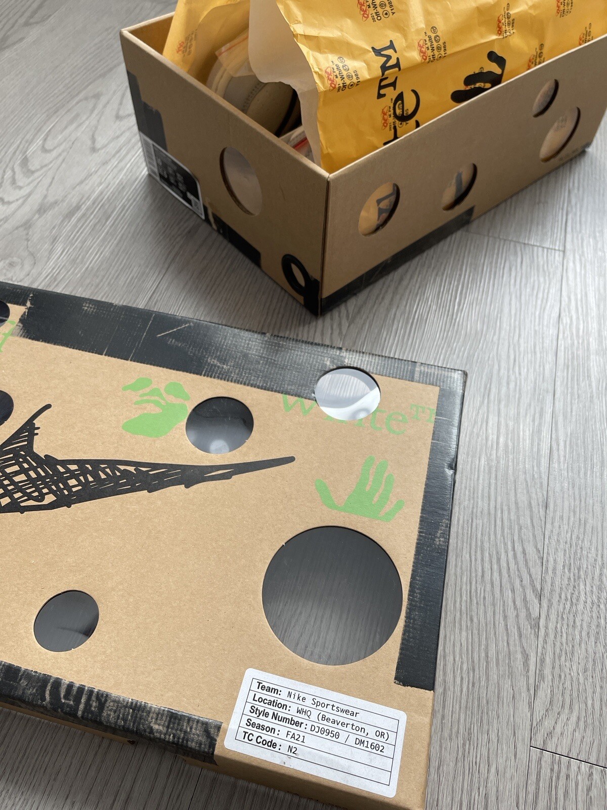 OFF WHITE X NIKE Nike Dunk Low x Off White lotto 22 di 50