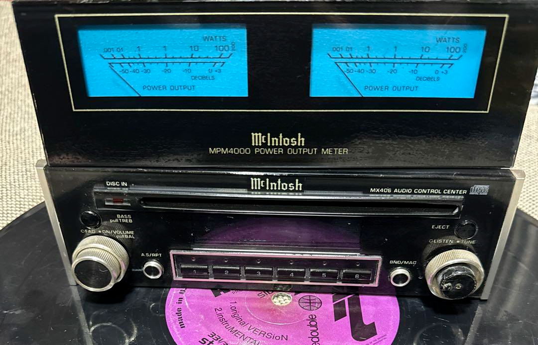 McIntosh MX406S メーターMPM4000 ジャンク品として出品 McIntosh MX406S メーターMPM4000 ジャンク品として出品