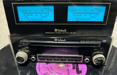 Mcintosh MX406 MPM4000 CD player Good sound output meter set