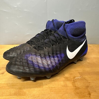Nike Magista Obra II FG Mens Soccer Cleats Black Blue 844595-018 Size 8.5 Nike Magista Obra 2 FG  main image 4