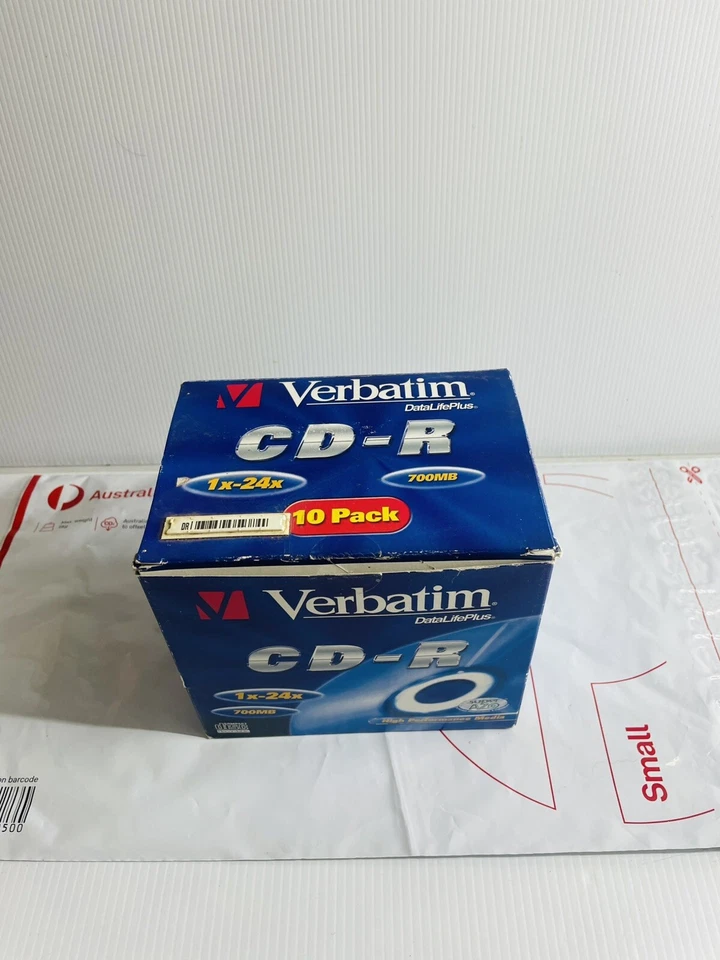 Verbatim CD-R Printable 1x 24x Blank Media And Memory Optical 700mb X 10 Box. - Image 4 of 4
