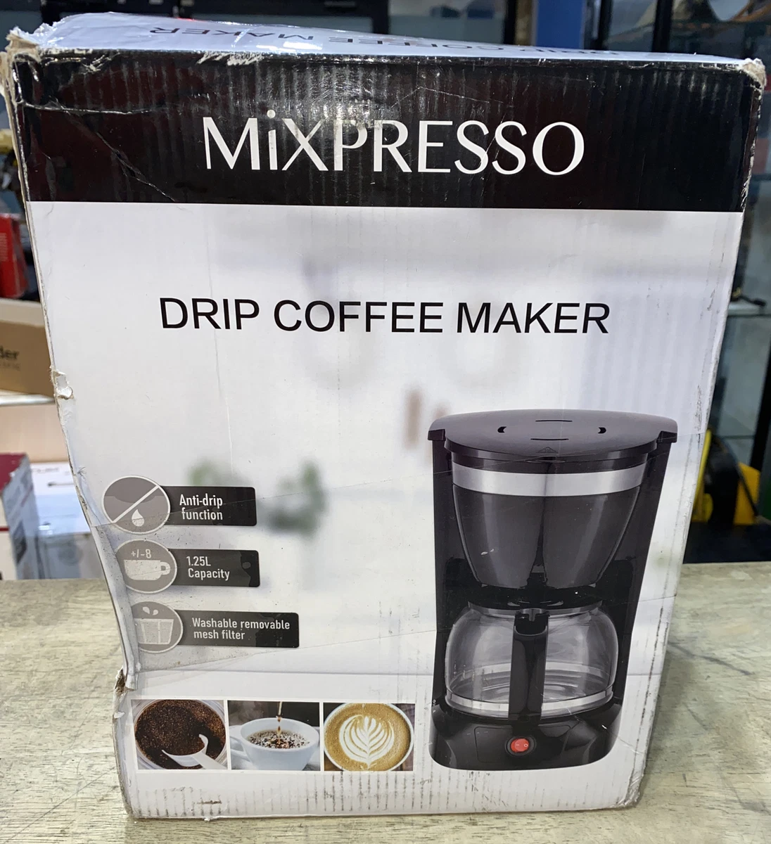 Mixpresso 5-Cup Drip Coffee Maker, Coffee Pot  