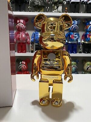 Bearbrick WORLD WIDE TOUR Mastermind 400% JAPAN Gold Chrome Bearbrick WORLD WIDE TOUR Mastermind 400% JAPAN Gold Chrome