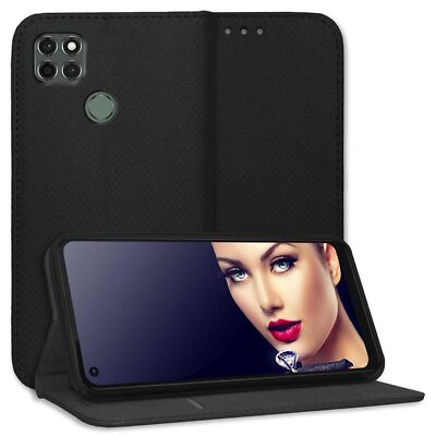 Schutzhülle Bookstyle für Motorola Moto G9 Power (6.8'') (schwarz) Tasche Case