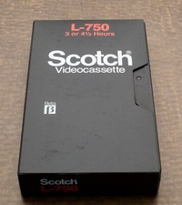 Scotch Videocassette Video Cassette L 750 Beta
