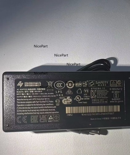 Adaptateur 19V 3.42A Compatible Acer Nitro XZ306C Xwmiiiphx Moniteur - Photo 2/2