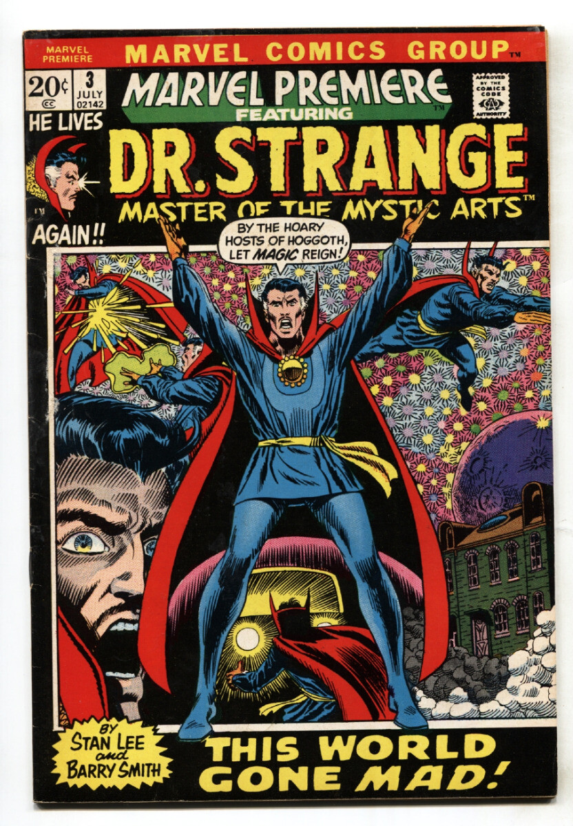 Marvel Premiere #3 comic book First Dr. Strange issue-1972-Marvel