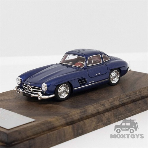 MY64 1:64 300SL W198 1954 Metallic Pink / Blue / Gray Model Car - Picture 7 of 20