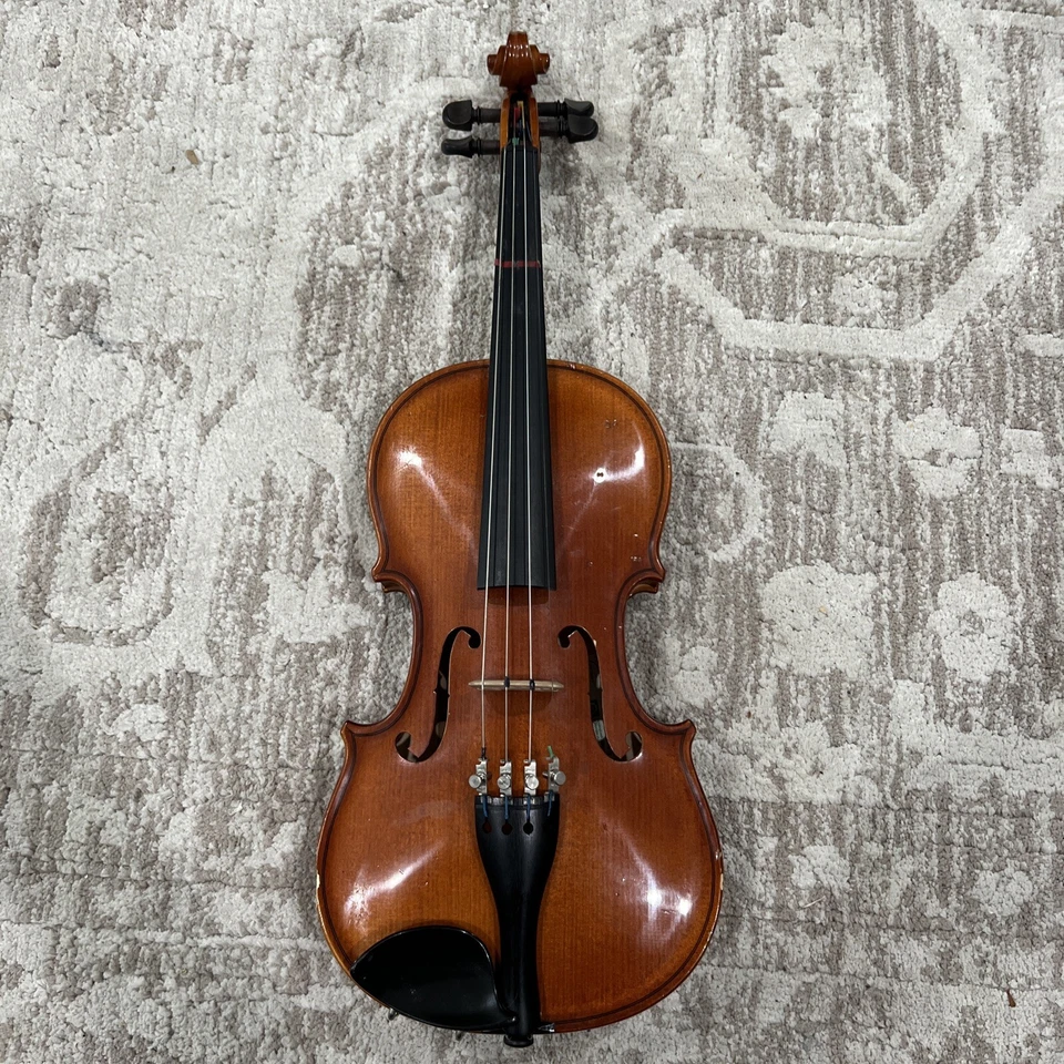 Glaesel Shop Adjusted VI30E2 2/4 Violin Stringed School Instrument w/ Bow C PICS - Image 2 of 4