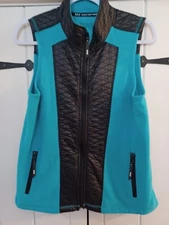 marc new york Womans Turquoise/Black  Vest