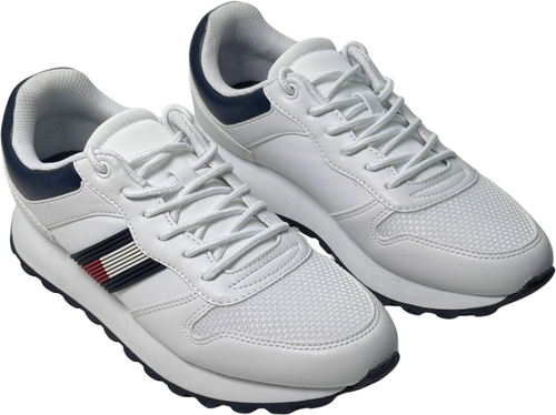 Tommy Hilfiger Nayis Sneakers / Shoes - NEW Womens 7.5 White / Navy - #46471-CL1
