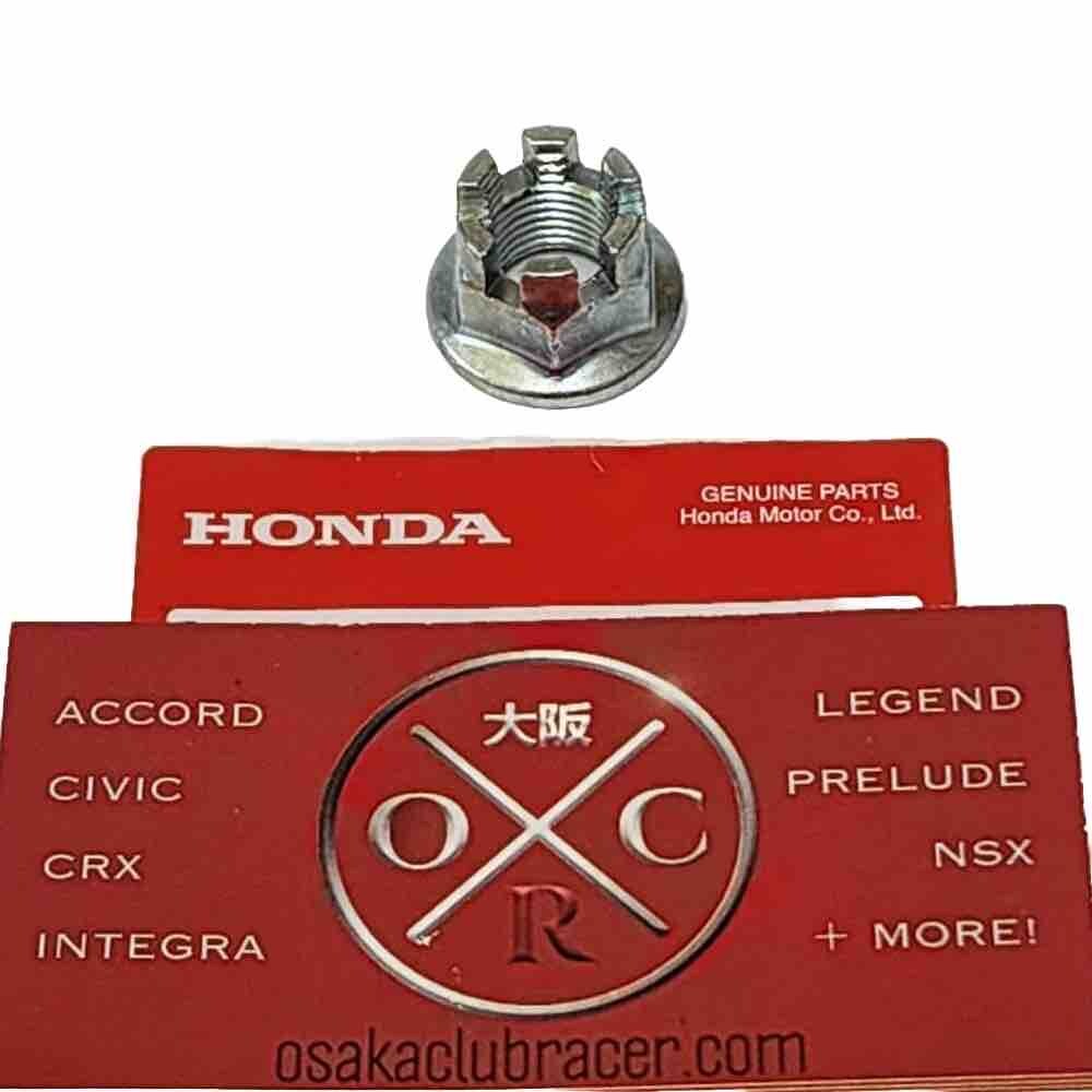 NEW Genuine OEM Honda 12MM Ball Joint Outer Tie Rod Castle Nut