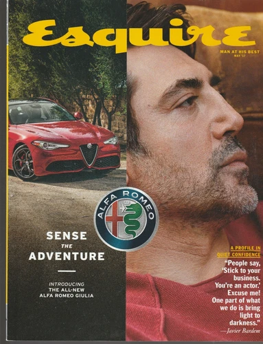 Esquire May 2017 Javier Bardem Free & Fast SnH Best Deal on Ebay L@@K !!