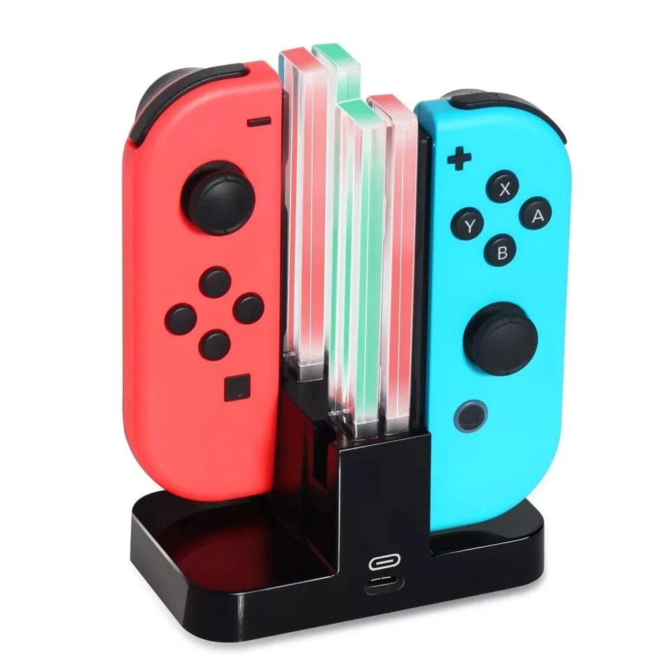 New Switch Controller Charger for Nintendo Switch Joy-Cons Charging Dock Station - Image 3 of 4
