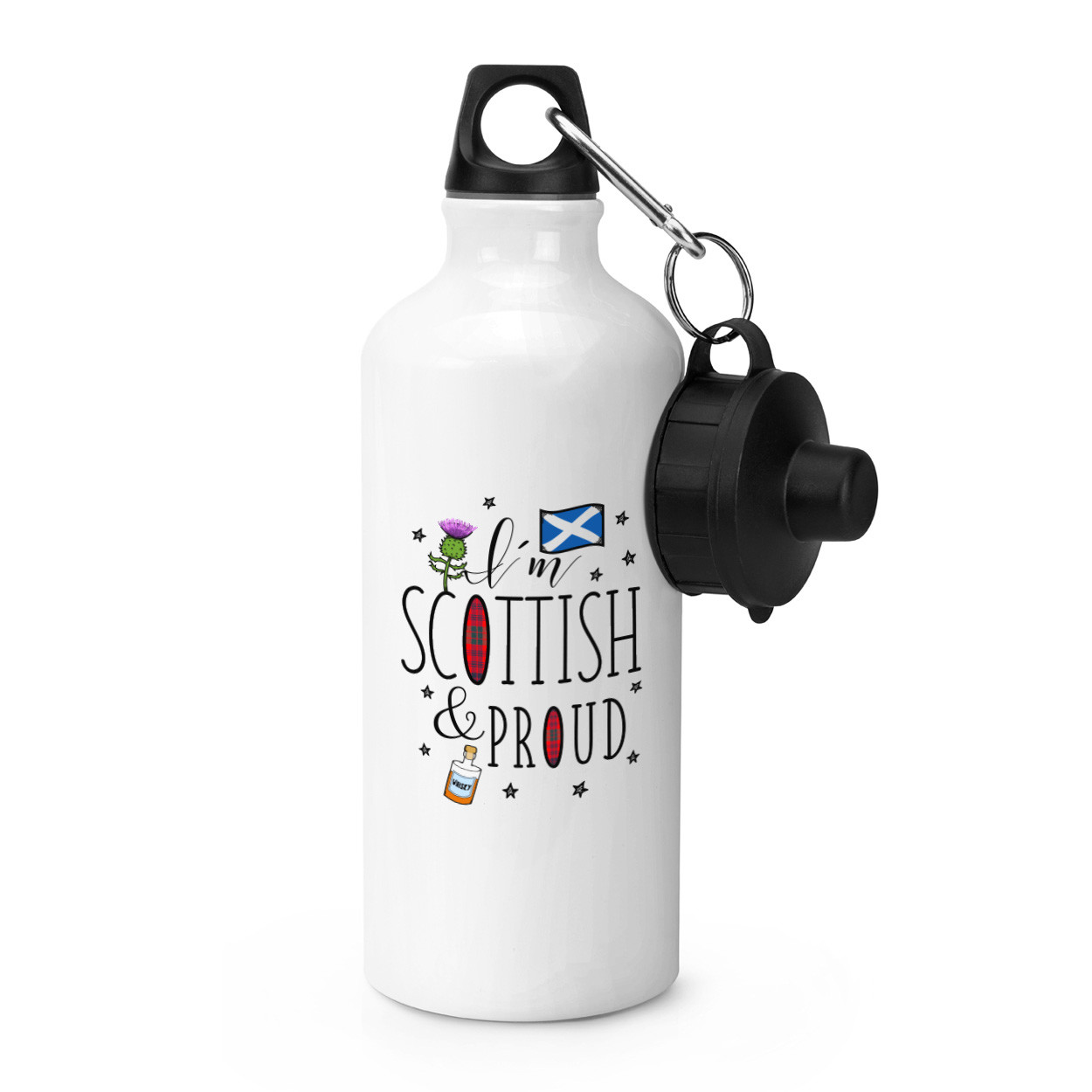 I'm Scottish And Proud Sports Drinks Water Bottle - Scotland Rugby