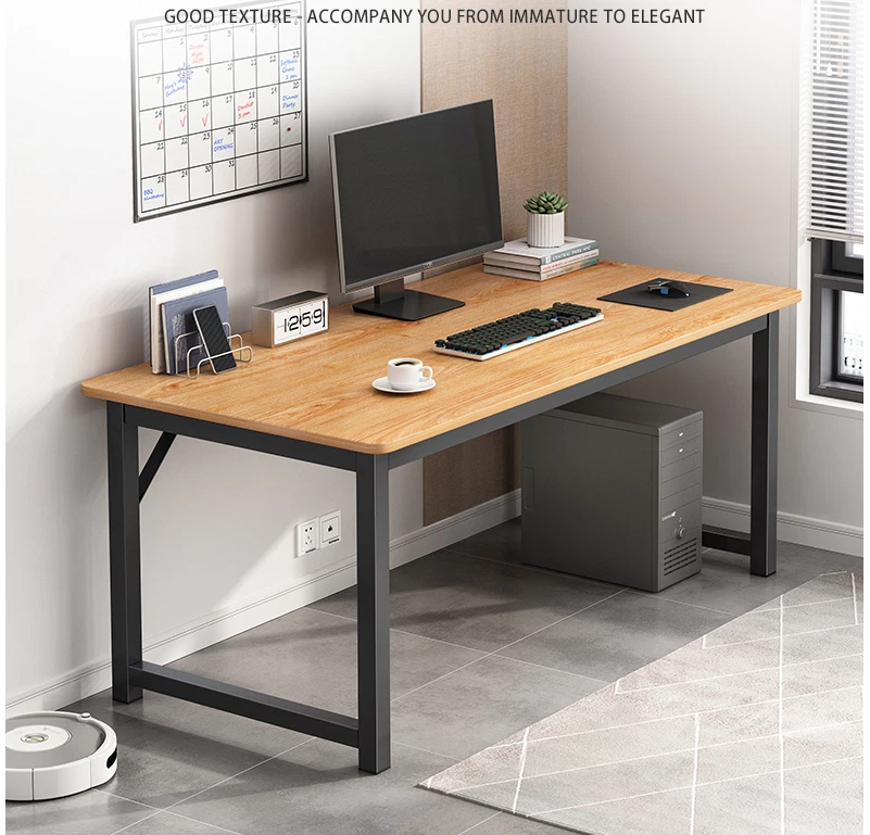 Oak 120cm Wooden Workstation Office Computer Desk Study Table Home