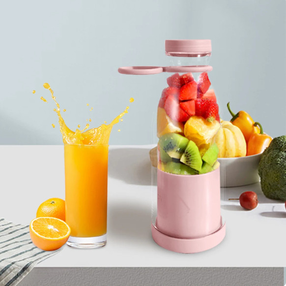 Compact and Powerful: 6-Blade Electric Juicer for On-the-Go Nutrition