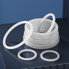 O-Rings 3mm - 60mm OD All Sizes Clear Silicone Rubber O-rings Metric Oring Seals