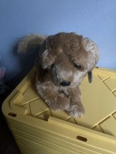 FAO Schwarz 2017 Realistic Golden Labrador Retriever Puppy Dog Plush Toy 20" In