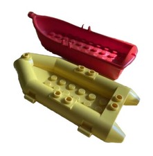 Lot Of 2 Lego Boats 1 RIB style & 1 Row Boat
